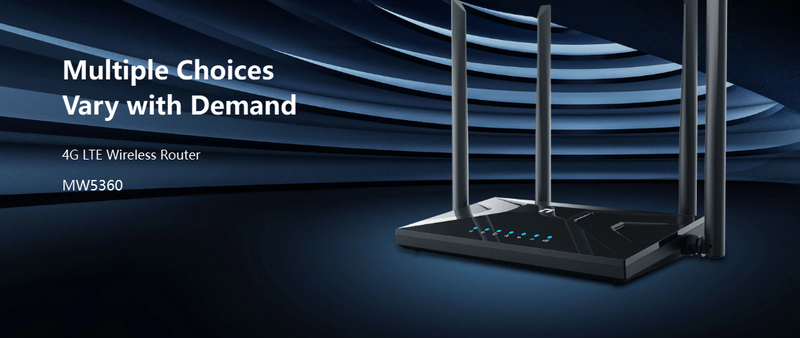 Netis MW5360 - 4G LTE Wireless Router with Detachable Antennas – Fast Internet for Home & Office