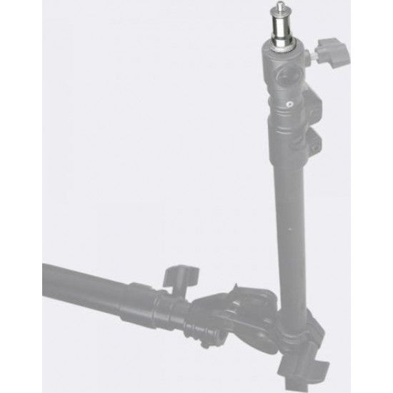 1/4" male to 3/8" male Light Stand Spigot Adapter