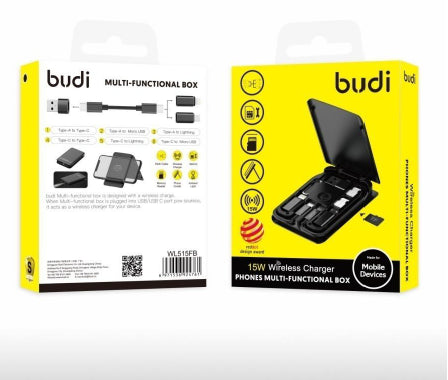 Budi WL515FB 15W wireless Charger 