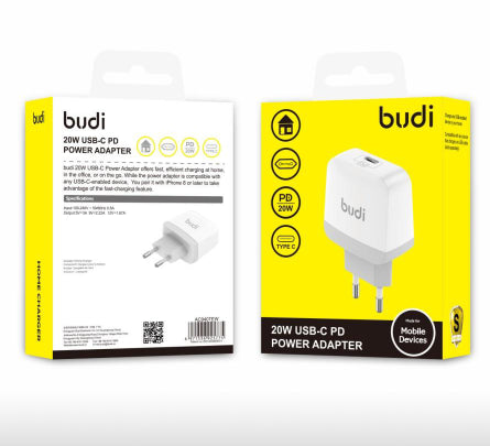 Budi AC940TU / AC940TE 20W Pd home charger