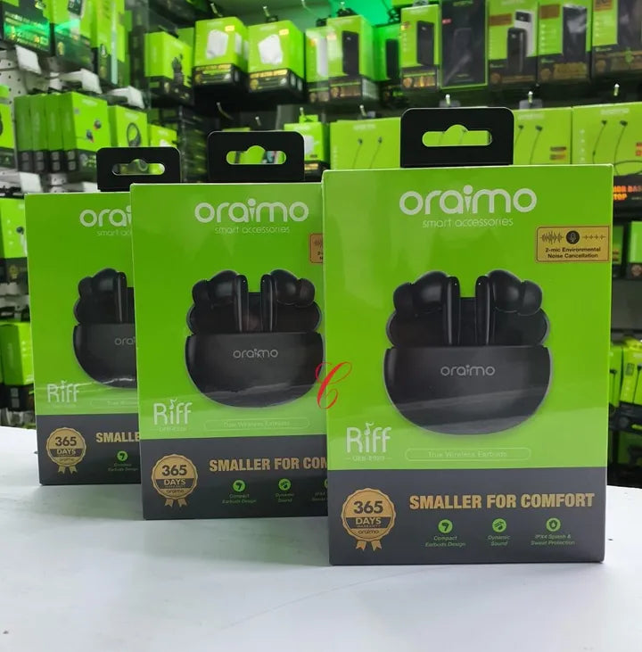 Oraimo Riff 2 4-mic ENC Clear In Calls Wireless Earbuds