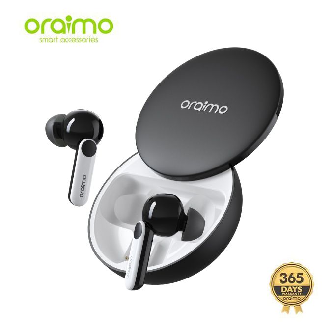 Oraimo FreePods 4 Earpods- ANC Noise Cancellation, Havy Bass, 35.5-Hr Long Playtime, True Wireless Earbuds With APP Control