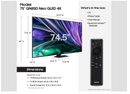 Samsung QN75QN85DBU 75-Inch QLED 4K Mini LED Smart TV - Neo Quantum HDR, Dolby Atmos, 120Hz, Real Depth Enhancer, 2024 Model