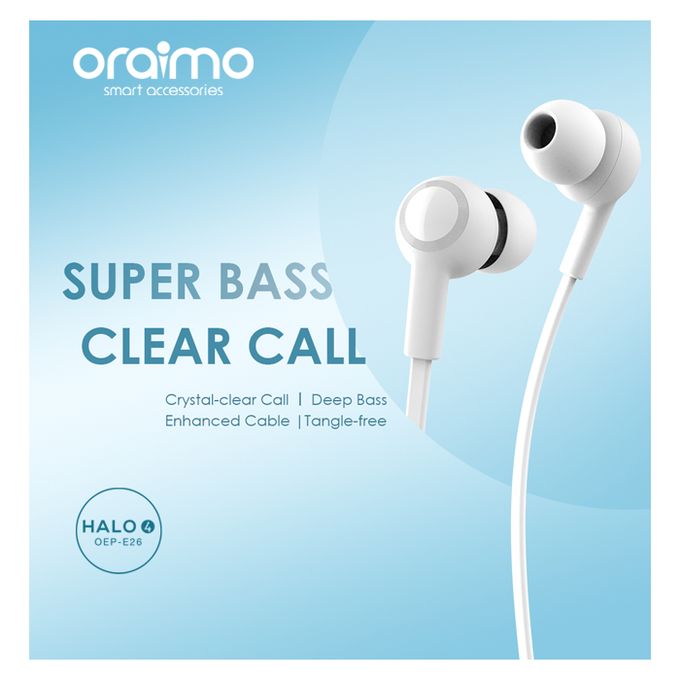 Oraimo OEP-E26 Super Bass Clear Call earphone