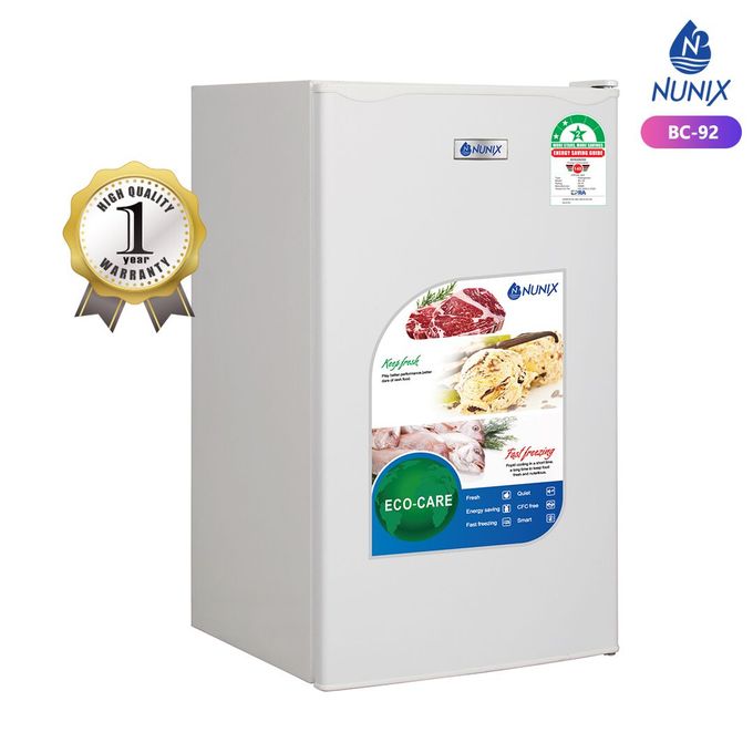 Nunix BC-92 90L Single Door Fridge - 90 Litres, Single Door