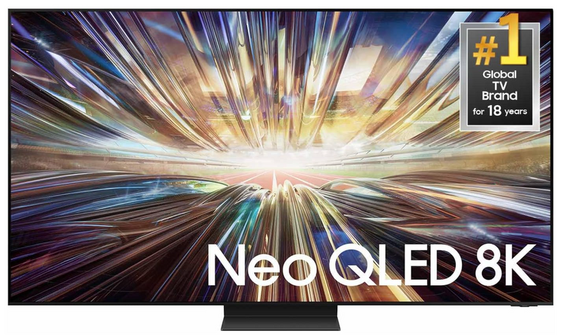 Samsung QN65QN800DU 65-Inch QLED 8K Mini LED Smart TV - Neo Quantum HDR, Dolby Atmos, 165Hz, AI Motion Enhancer, 2024 Model