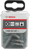 Bosch 25 pcs Extra Hard PH2, 25 mm Screwdriver bits (2608522187)