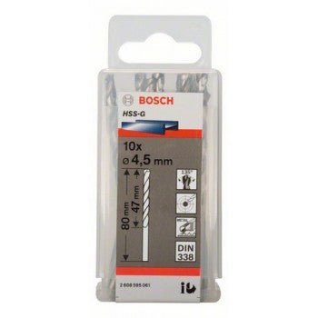 HSS PointTeQ &nbsp;2608577178 DIN 338 1 x 12 x 34 mm (10pcs)
