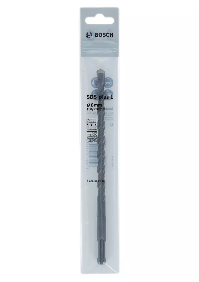 Bosch SDS-Plus-1 Hammer Drill Bit (4 Flute) 6x150x210mm  (2608579419)