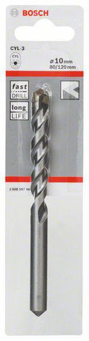 Bosch CYL-3 concrete drill bits 10 x 80 x 120 mm, d 9 mm 
