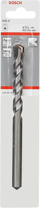 Bosch CYL-3 concrete drill bits 12 x 90 x 150 mm, d 10 mm