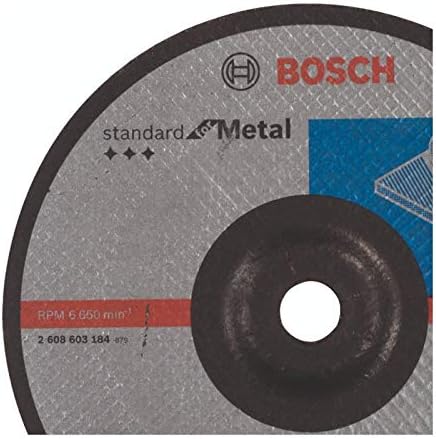 Bosch 2608603184 Standard for metal grinding disc with depressed center,230 mm, 22,23 mm, 6,0 mm