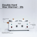 Starpil 2lb Double Hard Wax Warmer – Professional Hair Removal Wax Heater for Salons & Spa Use