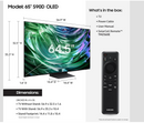 Samsung QN65S90DAU 65-Inch OLED 4K Smart TV - Dolby Atmos, 144Hz Motion Xcelerator, Real Depth Enhancer, AI Upscaling, 2024 Model