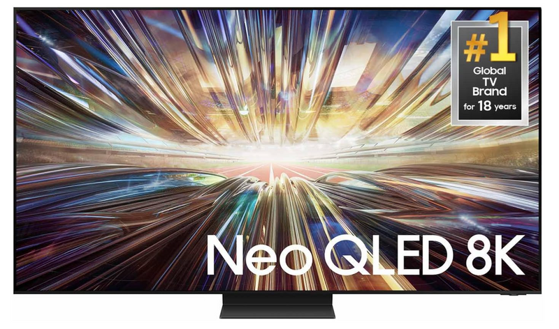Samsung QN75QN800DU 75-Inch QLED 8K Mini LED Smart TV - Neo Quantum HDR, Dolby Atmos, 165Hz, AI Motion Enhancer, 2024 Model