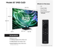 Samsung QN83S90DAE 83-Inch OLED 4K Smart TV - Dolby Atmos, Motion Xcelerator 144Hz, Real Depth Enhancer, AI Upscaling, 2024 Model