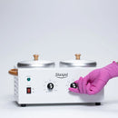 Starpil 2lb Double Hard Wax Warmer – Professional Hair Removal Wax Heater for Salons & Spa Use