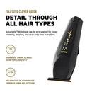 Wahl 3025397 Cordless Barber Combo – Black Magic Clip Clipper & Detailer Trimmer for Professional Haircuts