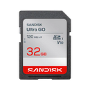 SanDisk Ultra GO 32GB SD memory card with up to 120MB/s read speed and UHS-I interface, model SDSDUGN-032G-GN6IN, high-speed storage card for compatible cameras and SD-enabled devices
