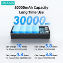 USAMS (USAM-AT 65W) Power Bank 30000mAh PD Quick Charge SCP FCP Powerbank