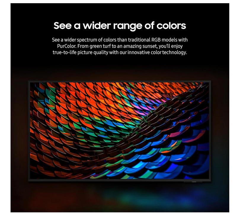 Samsung UA98DU9000 98-Inch Crystal UHD 4K Smart TV - 120Hz, Supersize Picture Enhancer, Alexa Built-In, 2024 Model