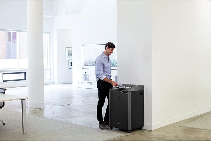 Fellowes Powershred 485i 100% Jam Proof Commercial Grade 38-Sheet Strip-Cut Paper Shredder