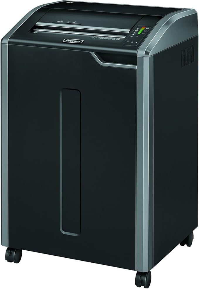 Fellowes Powershred 485i 100% Jam Proof Commercial Grade 38-Sheet Strip-Cut Paper Shredder