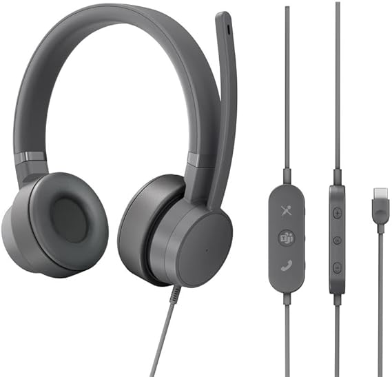 Lenovo 4XD1C99223 Go Wired  Active Noise Canceling Headset