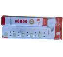 Officepoint 5 way Extension Socket with 2 USB Charging Ports