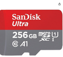 SanDisk 256GB MicroSD Card SDSQUNR-256G-GN3MN – Class 10, 100MB/s, High-Speed Storage (No Adapter)