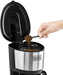 Black & Decker 1.25L 10-Cup Coffee Maker/Machine, 750W (DCM750S-B5)