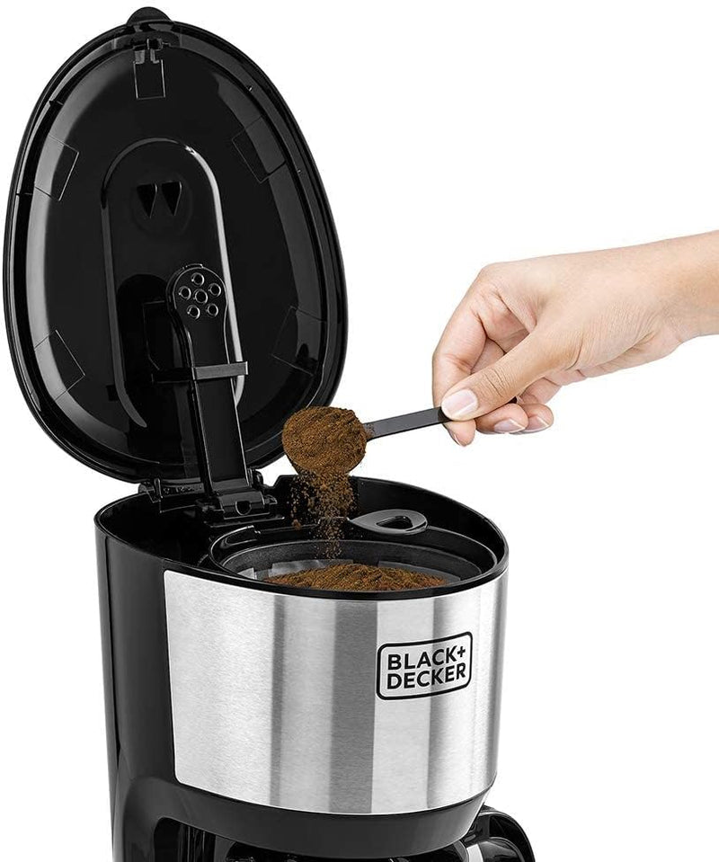 Black & Decker 1.25L 10-Cup Coffee Maker/Machine, 750W (DCM750S-B5)
