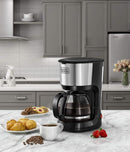 Black & Decker 1.25L 10-Cup Coffee Maker/Machine, 750W (DCM750S-B5)