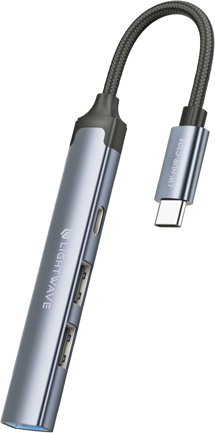 Light Wave LW-HUB-C304 4-in-1 USB-C Hub Adapter | Digital Store ...