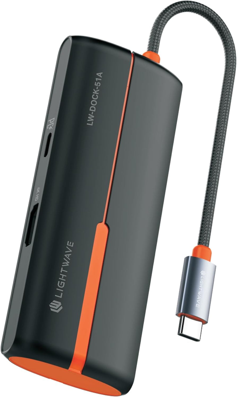 Lightwave LW-DOCK-51A USB-C 5-in-1 Docking Station