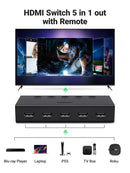 UGREEN CM568 HDMI Switch 5 in 1 Out 4K HDMI Switcher