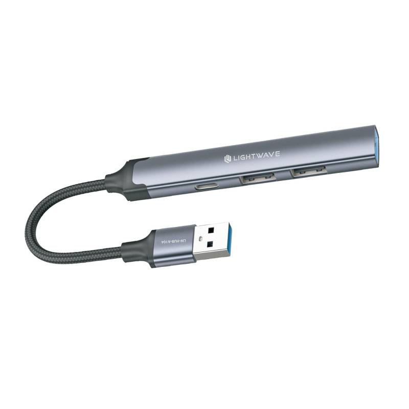 Lightwave LW-HUB-A104 4-in-1 USB Hub Adapter Cable