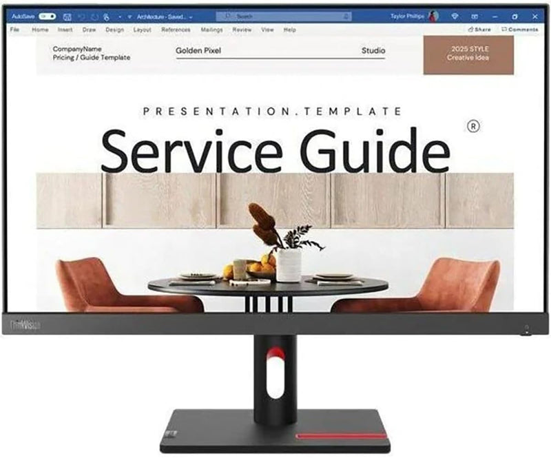 Lenovo ThinkVision S24i-30 23.8" FHD 100Hz Monitor (63DEKAT3UK)