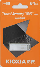 Kioxia 64GB TransMemory U366 USB 3.2 Flash Disk Metalic -LU366S064GG4 