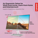 Lenovo L27i-40 FHD 27-Inch Computer Monitor - Connectivity: 1 VGA, 2 HDMI 1.4 (67ABKAC4AE)