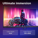 Lenovo Legion R34w-30 34” Curved Gaming Monitor 67C7GACBAE – 3440x1440 WQHD, 165Hz, 1ms, HDMI & DisplayPort for PC & Console Gaming