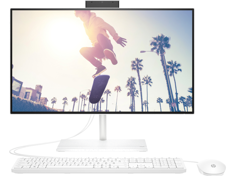 HP AIO 24-CB1013NH All-in-One PC Computer - Intel Core i7-1255U 12th Gen, 8GB RAM, 512GB SSD, 23.8" FHD, DOS, 1-yr Warranty - 6M805EA