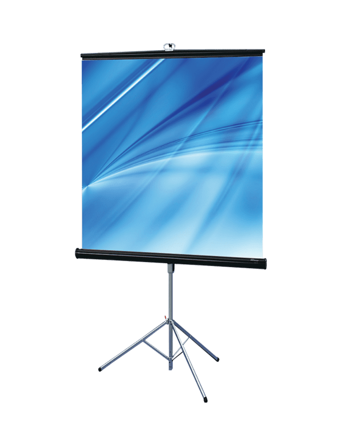 Officepoint Electric Projector Screen Tripod E70 70CMX70CM