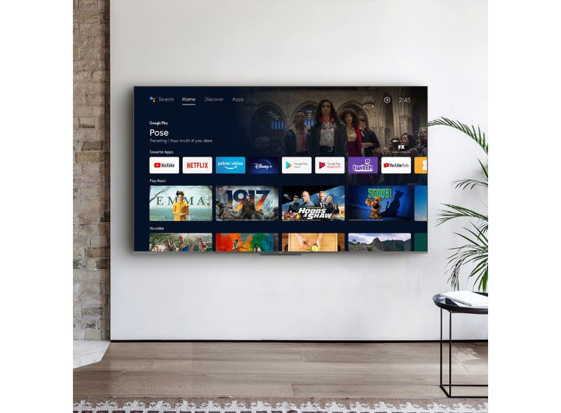 TCL 98C655K 98" QLED 4K Ultra HD HDR Smart TV – Google TV, Dolby Vision, Voice Control