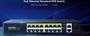 Netis P116GH - 16-Port Fast Ethernet PoE Switch + 2 Gigabit Uplink Ports – Reliable Power & Data for IP Devices
