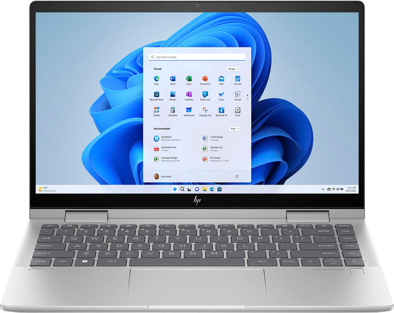 HP Envy x360 2-in-1 Laptop 14-ES0013 - Core™ i5-1335U 13th Gen Processor, 512GB SSD 8GB RAM, 14″ FHD Touchscreen, Windows 11 Natural Silver, Backlit Keyboard (7H9Y4UA)