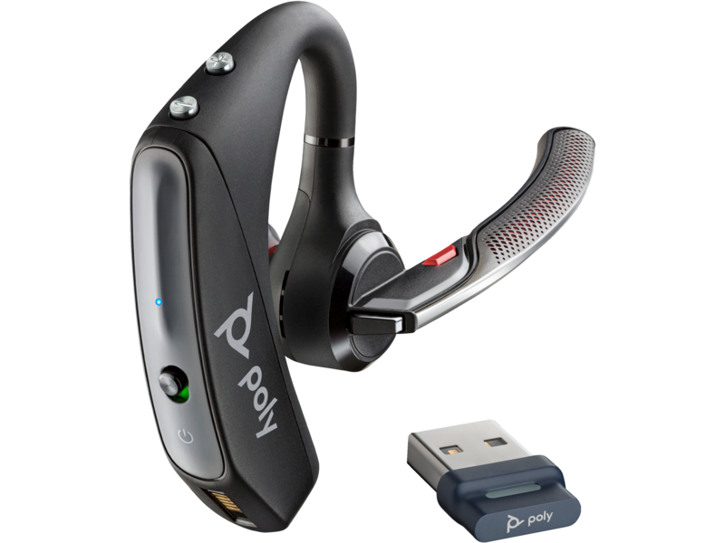 Poly Voyager 5200 USB-A Bluetooth Headset + BT700 Dongle Wireless Headphone (7K2F3AA)