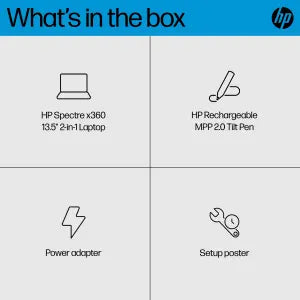 HP Spectre x360 14-EF2013DX,Intel Core i7-1355U, 16GB RAM, 512GB SSD, 13.5" Screen size,Touchscreen,Windows 11 home
