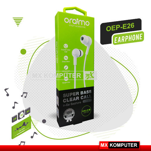 Oraimo OEP-E26 Super Bass Clear Call earphone