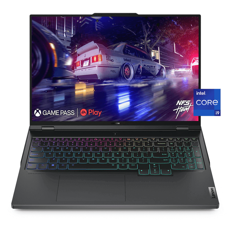 Lenovo Legion Pro 7 Gaming Laptop 16IRX8H - Intel Core i9-13900HX 13th Gen, 32GB RAM DDR5 5600, 1TB SSD M.2 2280 PCIe 4.0x4 NVMe, NVIDIA GeForce RTX 4080 12GB GDDR6, 16" WQXGA 240Hz, Windows 11 Home - 82WQ00B3UE